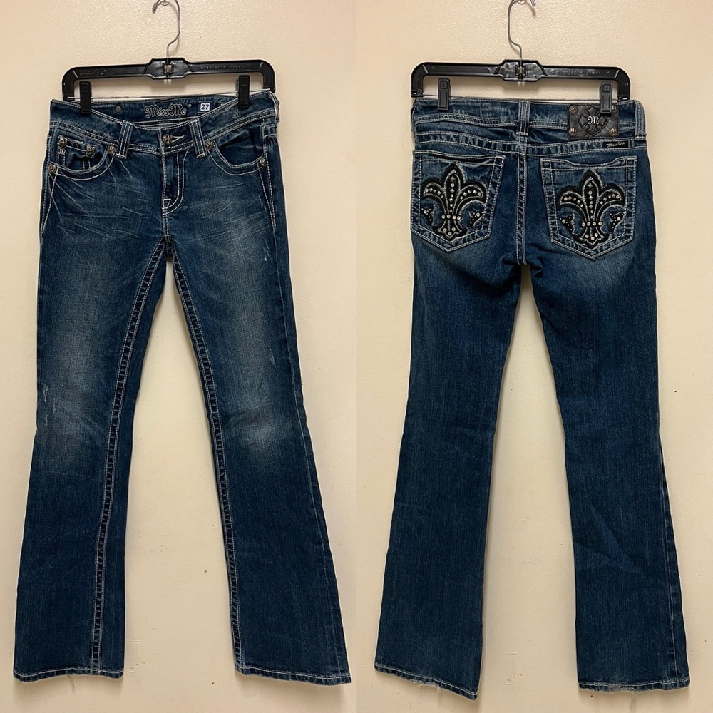 Miss Me Boot Cut Jeans Size 27 - Picture 2 of 6